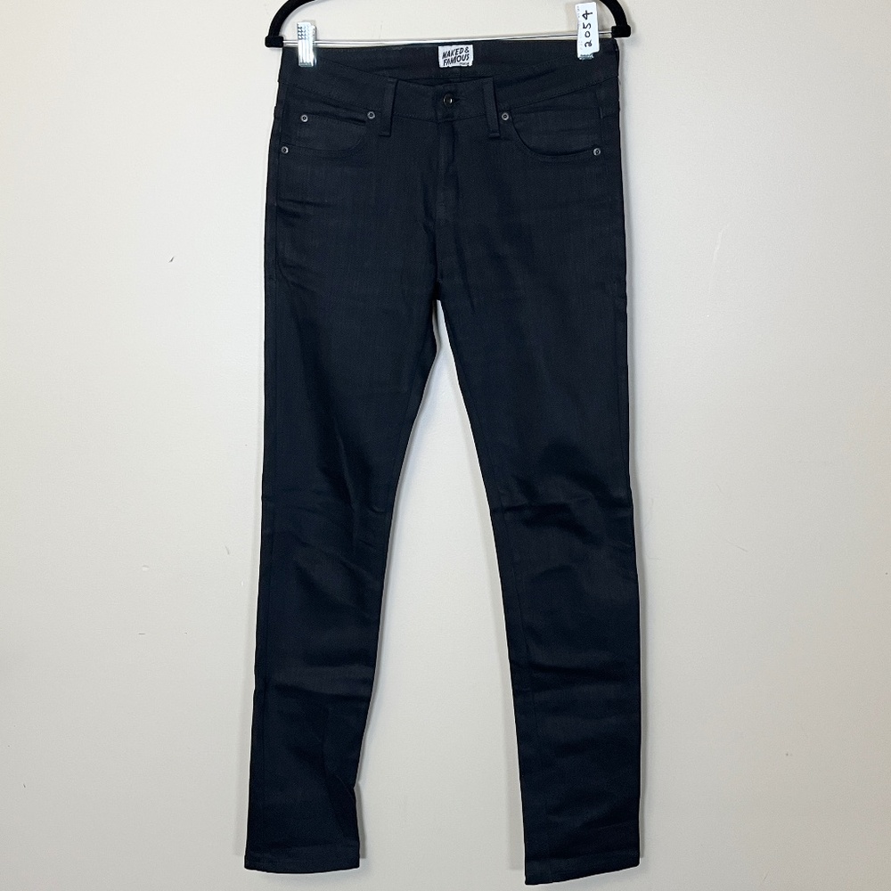 Naked & Famous Super Skinny Guy Skinny Jeans - Men's Size 30*33 - Black